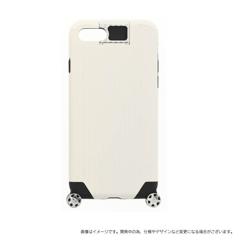 iPhone 7 【+U】Noah/キャリーケース風ハイブリットケース/ホワイト