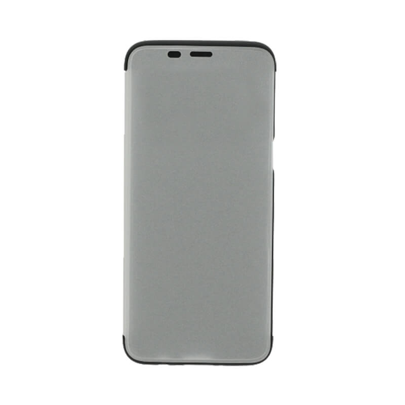 Galaxy S8 SC-02J/SCV36 透明フラップケース「TOUCH FLAP」 シルバー