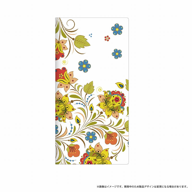 AQUOS R SH-03J/SHV39/SoftBank 薄型デザインPUレザーケース「Design+」 Flower ポップ