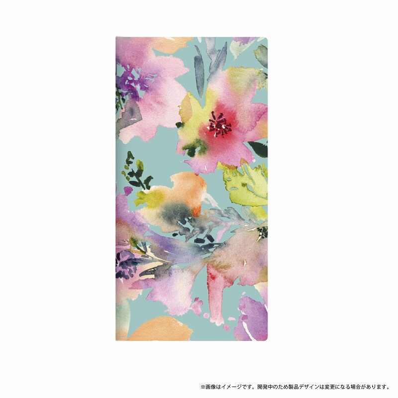 Xperia(TM) XZ Premium SO-04J 薄型デザインPUレザーケース「Design+」 Flower カラフル