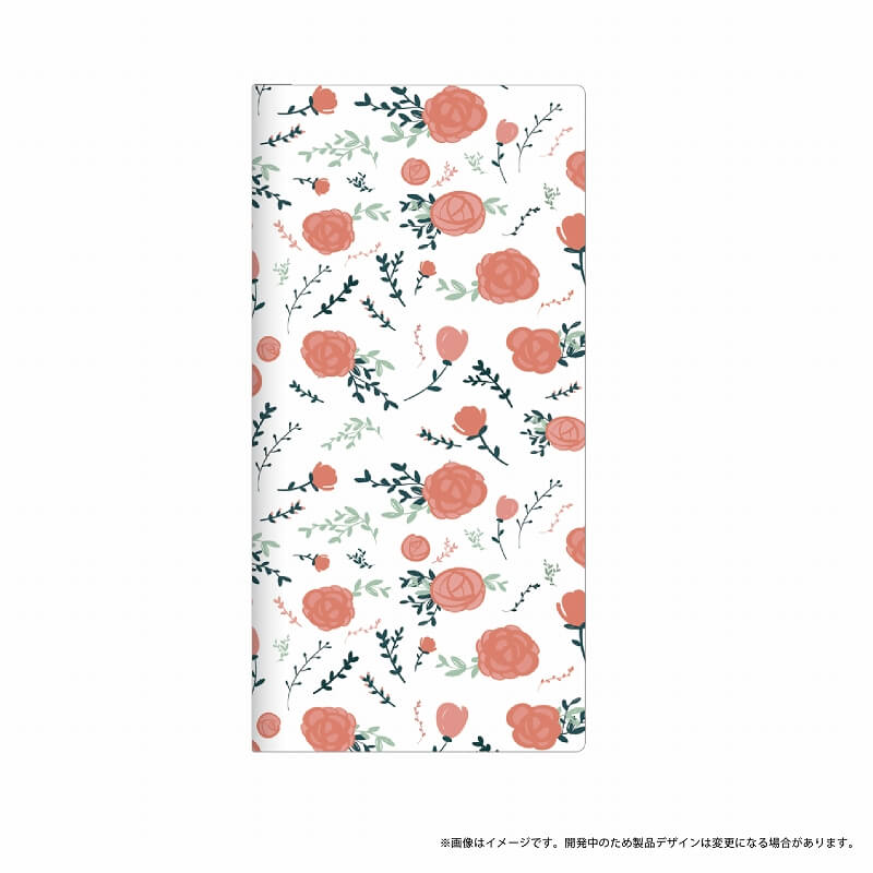 Galaxy S8 SC-02J/SCV36 薄型デザインPUレザーケース「Design+」 Flower ローズ