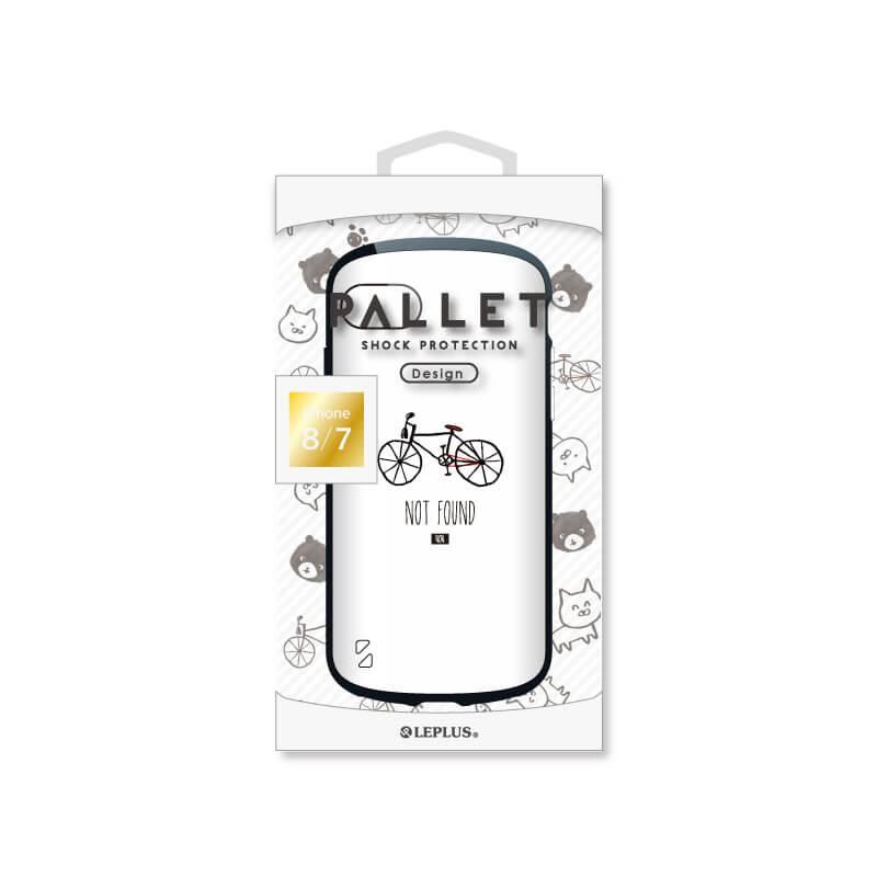 iPhone 8/7 耐衝撃ハイブリッドケース「PALLET Design」 自転車