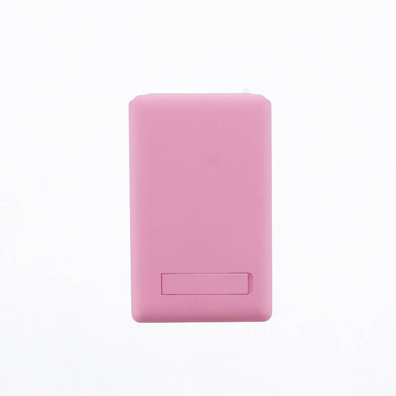 スマートフォン(汎用) 【Lucy】ミラー付きカードポケット/ピンク