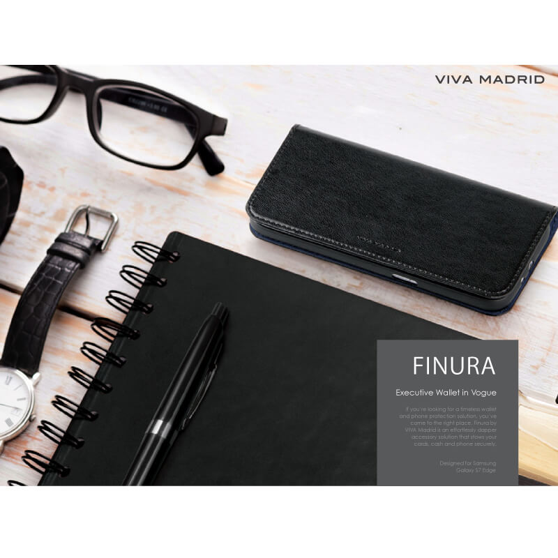 Galaxy S7 edge SC-02H/SCV33/手帳型ケース/Finura Collection/Finura Roca Night