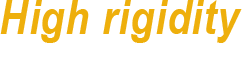 High rigidity 高剛性アルミ削りだし筐体