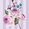 Flower　ストライプ