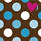 ドット　カラフル