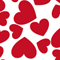 ランダムハート　レッド