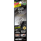 iPhone用 GLASS PREMIUM FILM カメラレンズ保護 iPhone 16 Plus / iPhone 16 / iPhone 17 / 高透過95%・全面保護