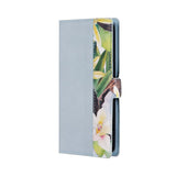 BOOK Flower Androidケース ブルー