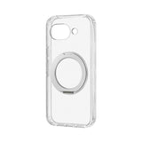UTILO Hybrid mag swing Androidケース Google Pixel 10a / クリア/シルバー