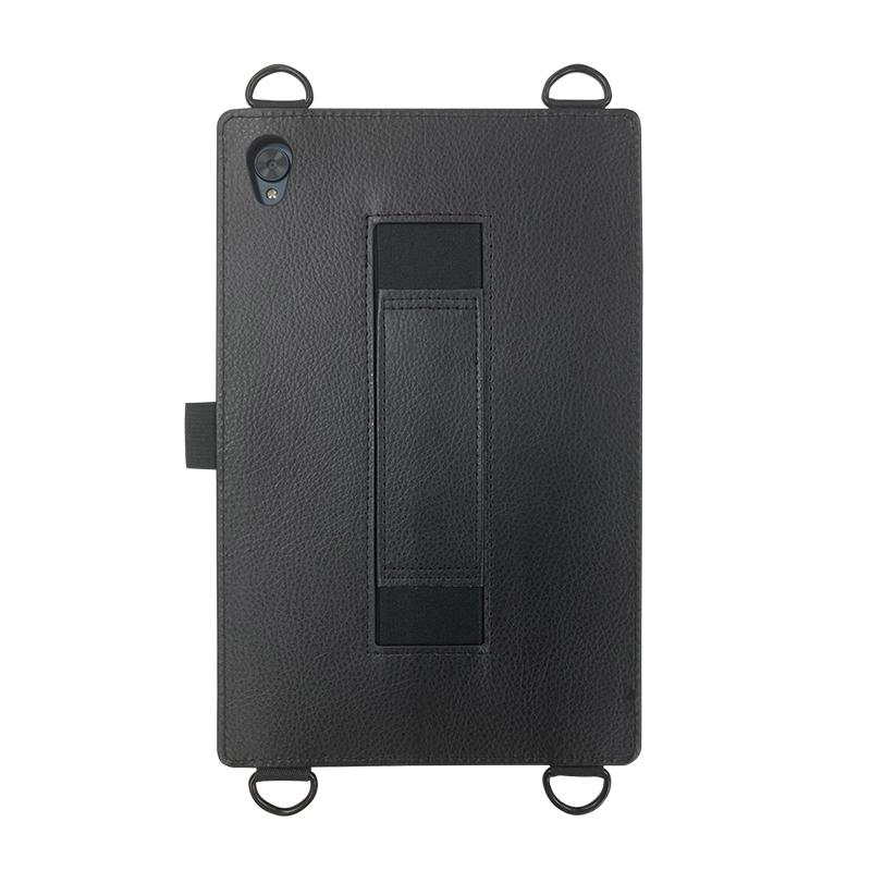 Lenovo Tab K10 合成皮革ケース(フタなし) ブラック