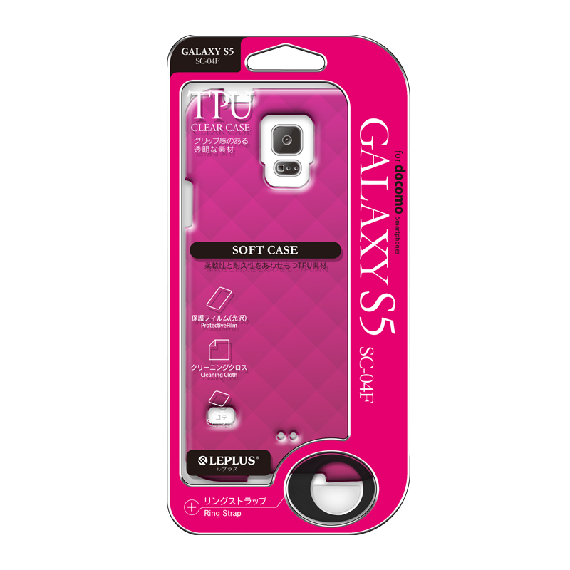 Galaxy S5 SC-04F/SCL23 TPUケース(ダイヤ) ピンク