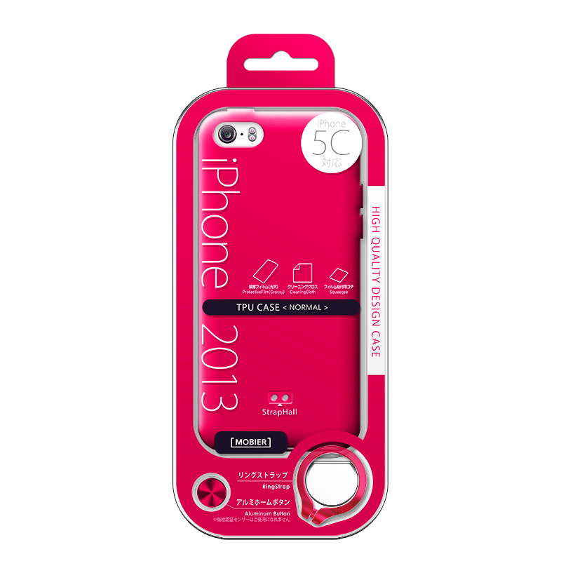iPhone 5C TPUケース(ノーマル) ピンク