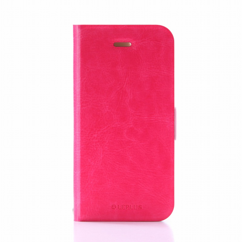 iPhone SE/5S/5 薄型PUレザーケース 「PRIME」 ピンク