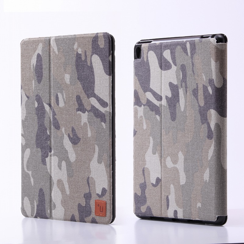 iPad Pro 9.7inch 【+U】Fabio/Slim Fabric Flap Case/カモフラージュ柄