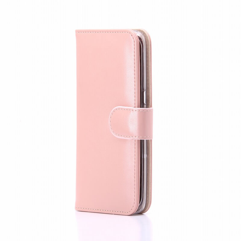 Galaxy S7 edge SC-02H/SCV33 ブックタイプPUレザーケース「BOOK」 ピンク