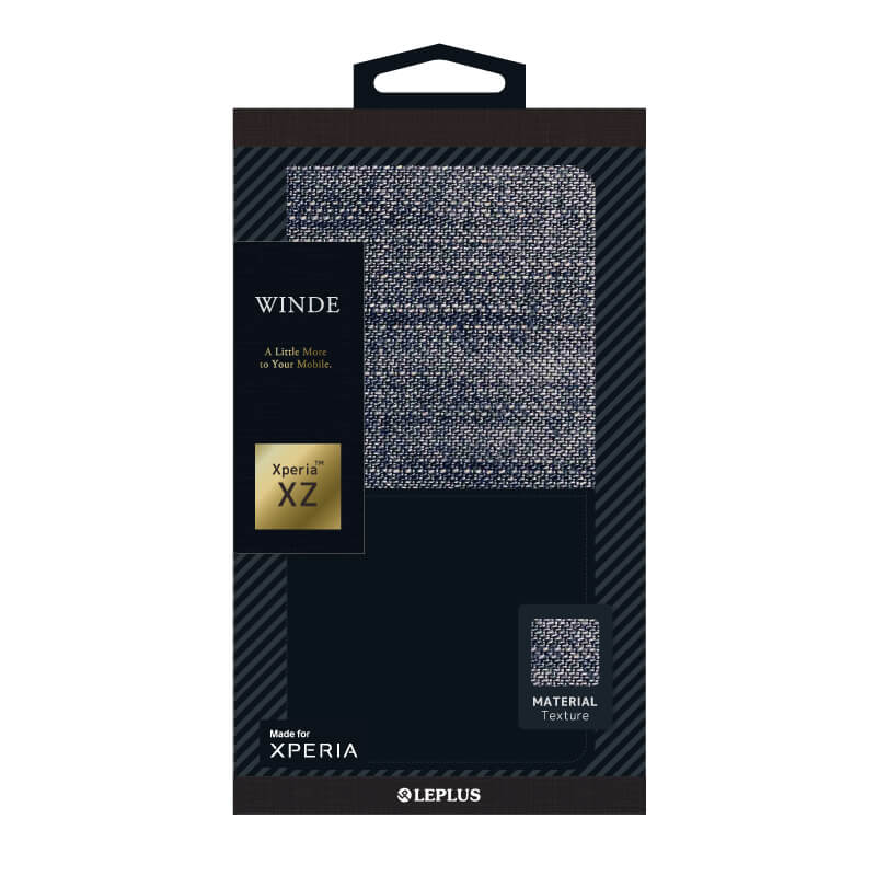 Xperia(TM) XZ　SO-01J/SOV34/SoftBank デニムフラップケース「WINDE」 G