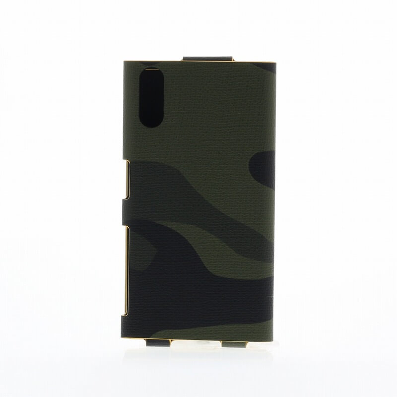Xperia(TM) XZ　SO-01J/SOV34/SoftBank 一枚生地カモフラージュケース「Primo Camouflage」 グリーン