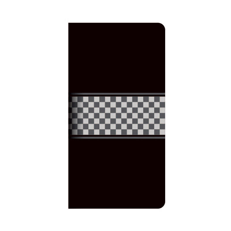 Xperia(TM) XZ　SO-01J/SOV34/SoftBank 薄型デザインPUレザーケース「Design+」 CHESS ブラック