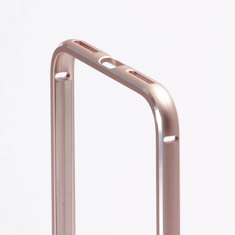 iPhone7 簡単着脱アルミバンパー「Aluminum Bumper」 ゴールド