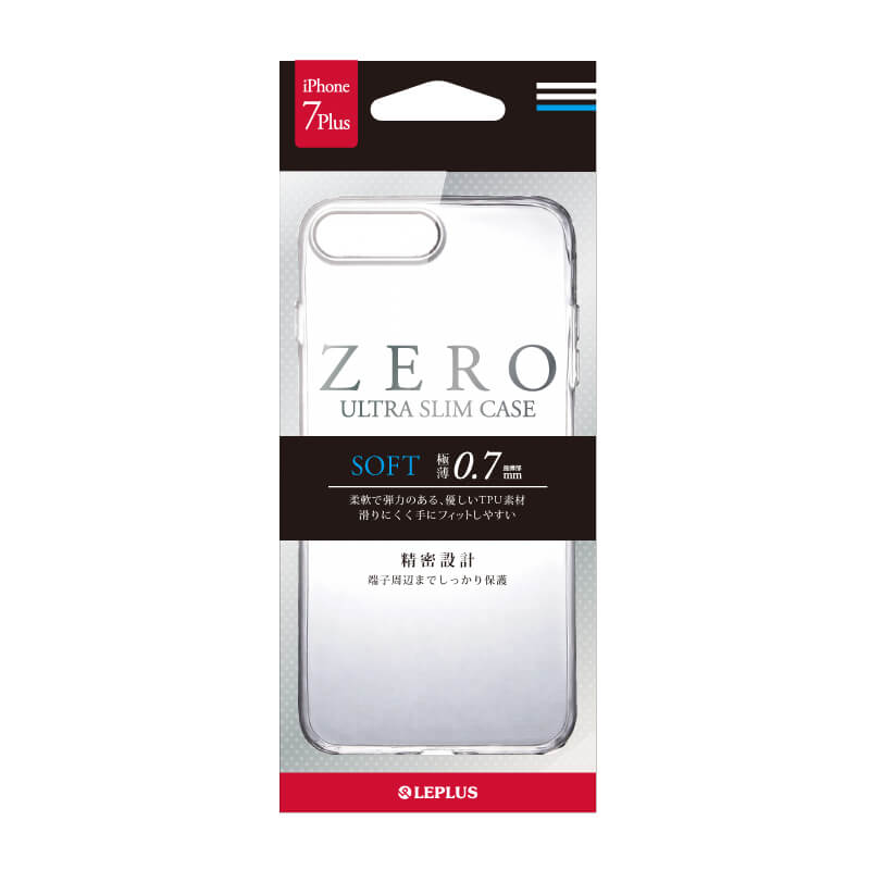 iPhone7 Plus 極薄ソフトケース「ZERO SOFT」 クリア