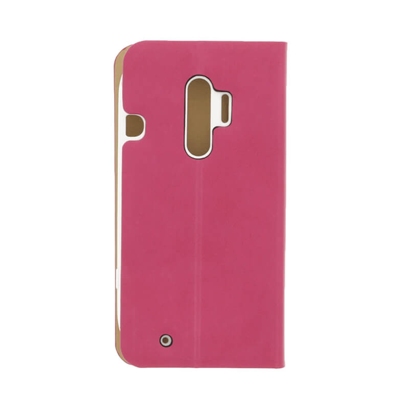 らくらくスマートフォン4 F-04J PUレザーフラップケース「PRIME」 ピンク