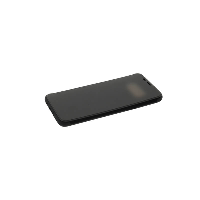 Galaxy S8 SC-02J/SCV36 透明フラップケース「TOUCH FLAP」 ブラック