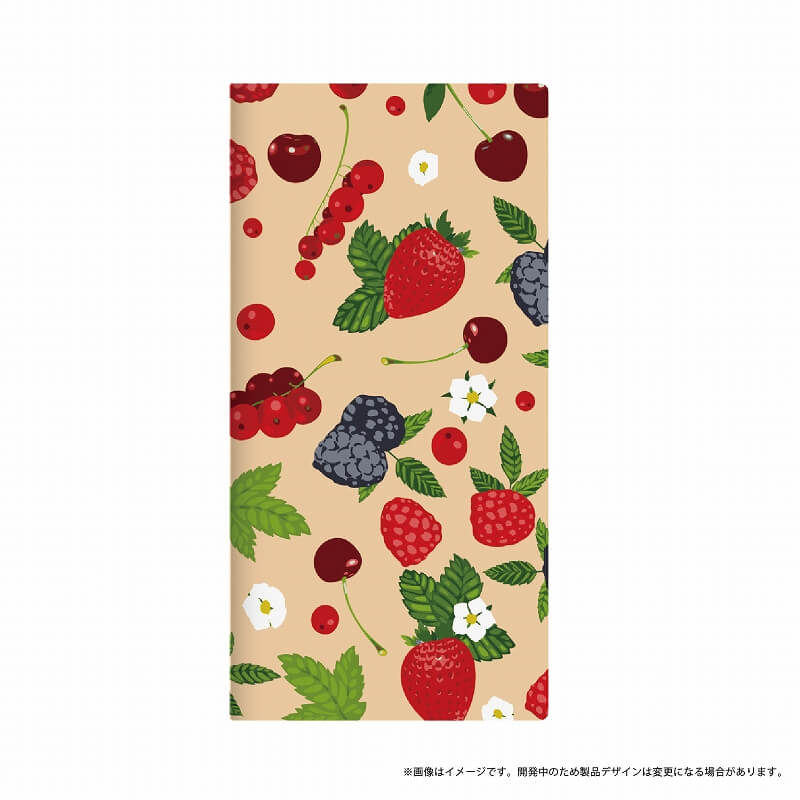Galaxy S8 SC-02J/SCV36 薄型デザインPUレザーケース「Design+」 berry