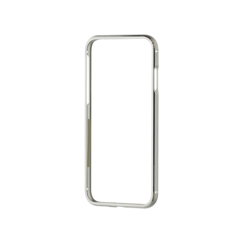 iPhone 8/7 簡単着脱アルミバンパー「Aluminum Bumper」 シルバー