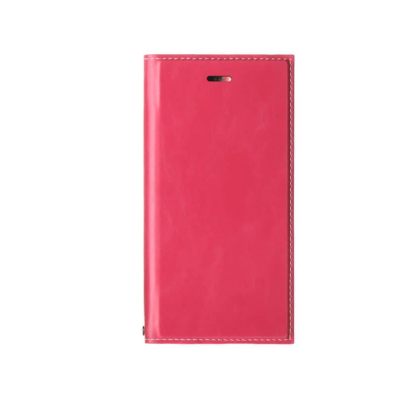 iPhone 8/7 薄型PUレザーフラップケース「PRIME」 ピンク