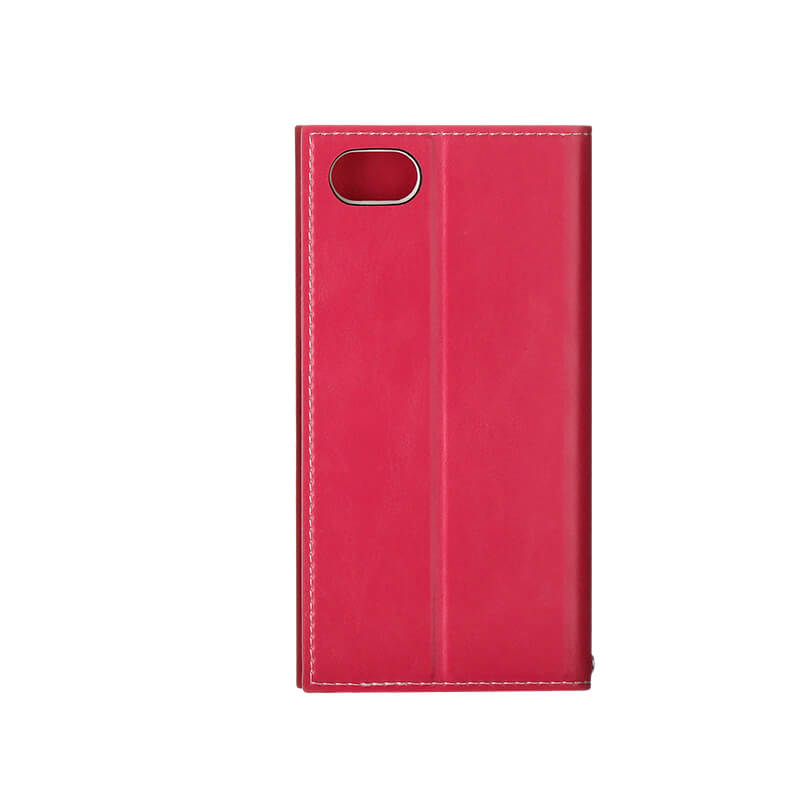 iPhone 8/7 薄型PUレザーフラップケース「PRIME」 ピンク