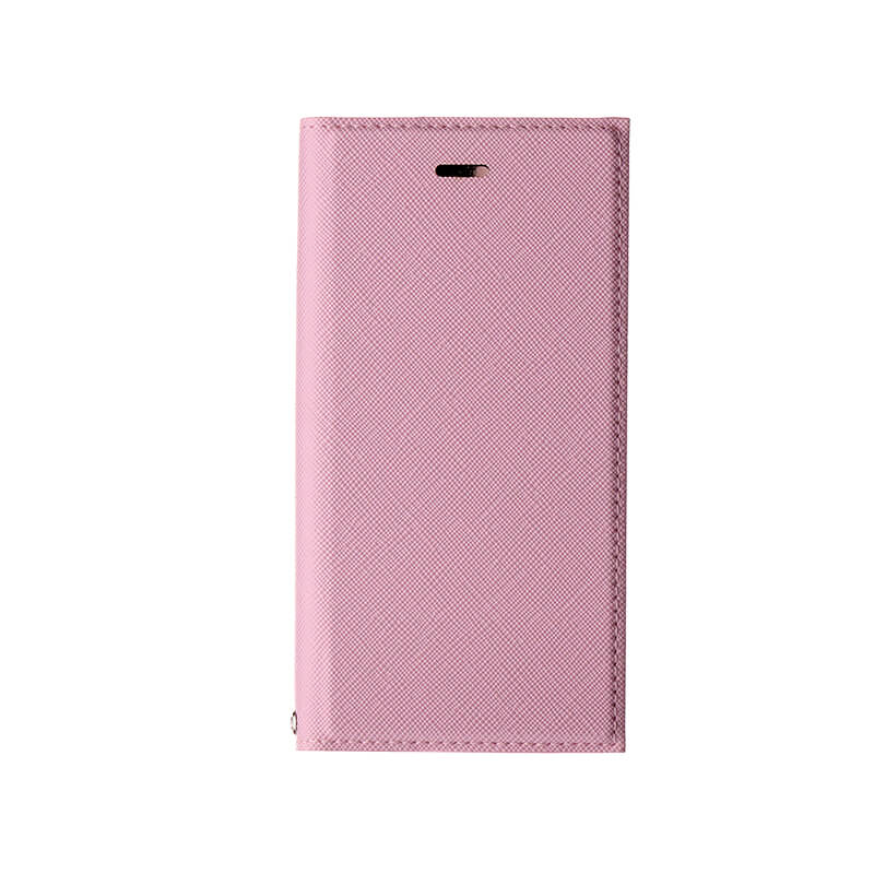 iPhone 8/7 薄型PUレザーフラップケース「PRIME」 ライトピンク