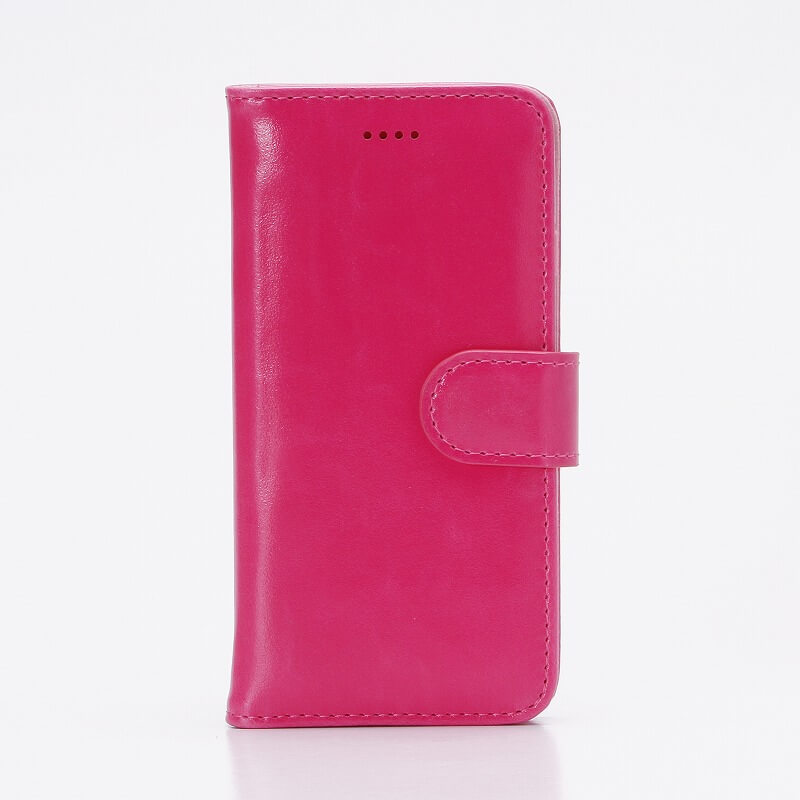 iPhone 8/7 PUレザーブックケース「BOOK」 ピンク