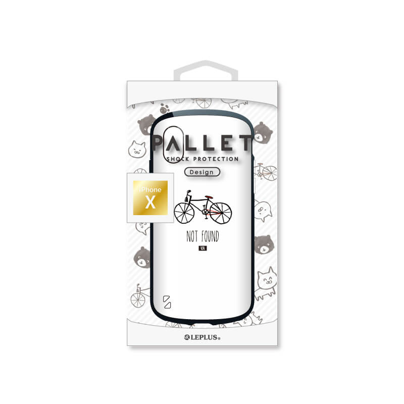 iPhone X 耐衝撃ハイブリッドケース「PALLET Design」 自転車