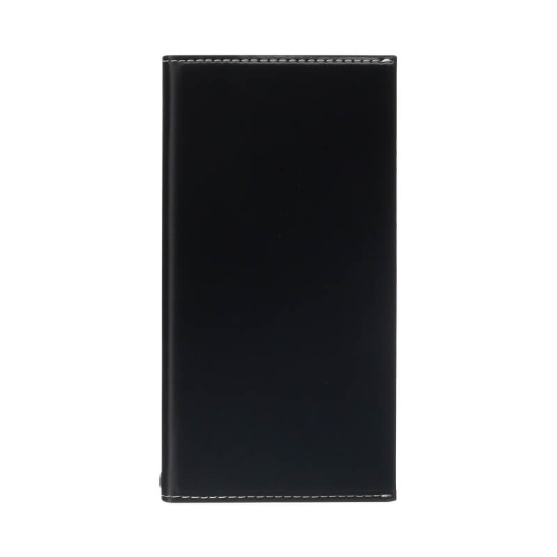 iPhone X 薄型PUレザーフラップケース「PRIME Smart Flap」（オートスリープ対応） ブラック