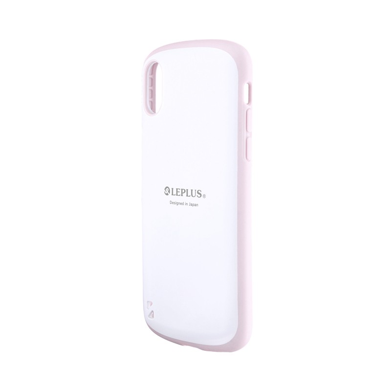iPhone XS/iPhone X 耐衝撃ハイブリッドケース「PALLET White」 ホワイトピンク