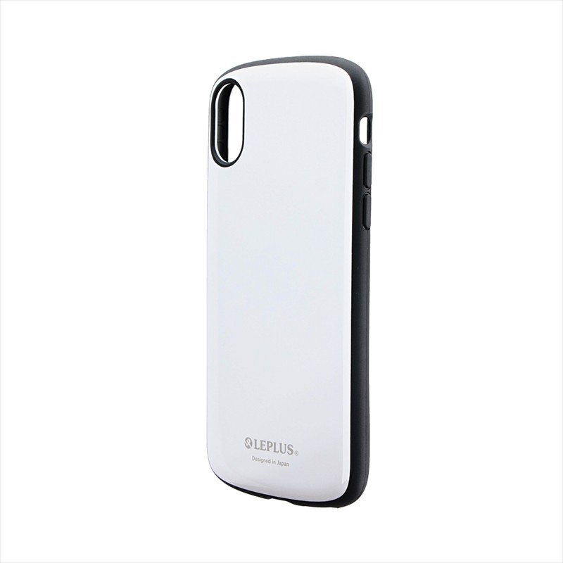 iPhone XS/iPhone X 耐衝撃薄型ハイブリッドケース「PALLET Slim」 ホワイト