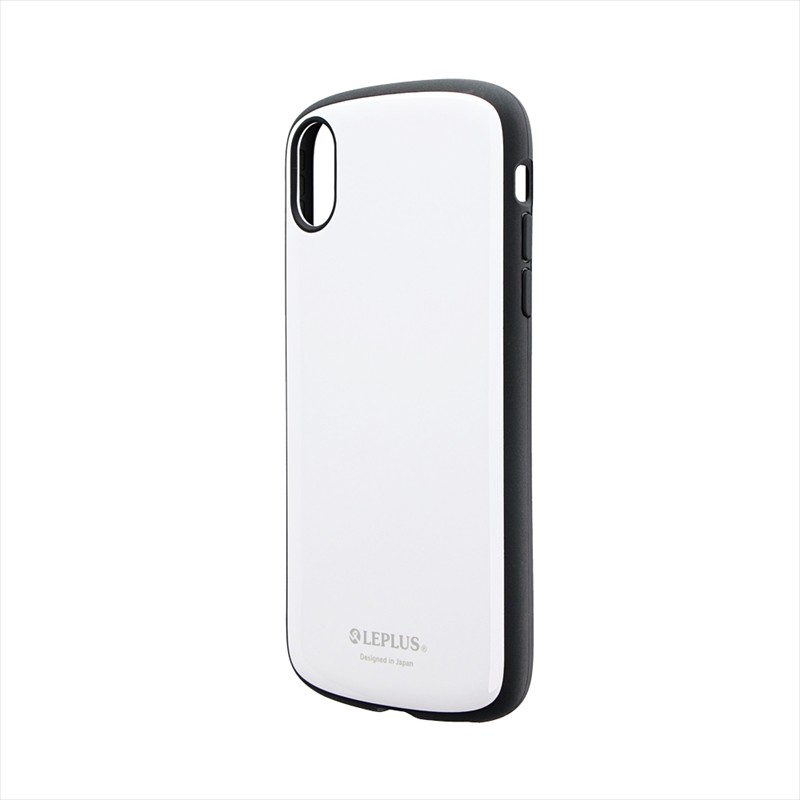 iPhone XR 耐衝撃薄型ハイブリッドケース「PALLET Slim」 ホワイト