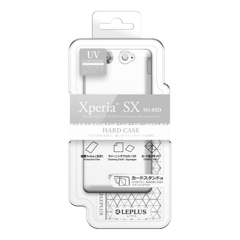 Xperia(TM) SX SO-05D ハードケース クリア