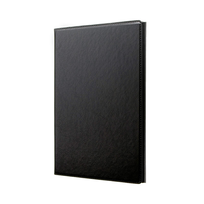 iPad mini 2019/iPad mini 4 極薄一枚革フラップケース「PAGE」 ブラック