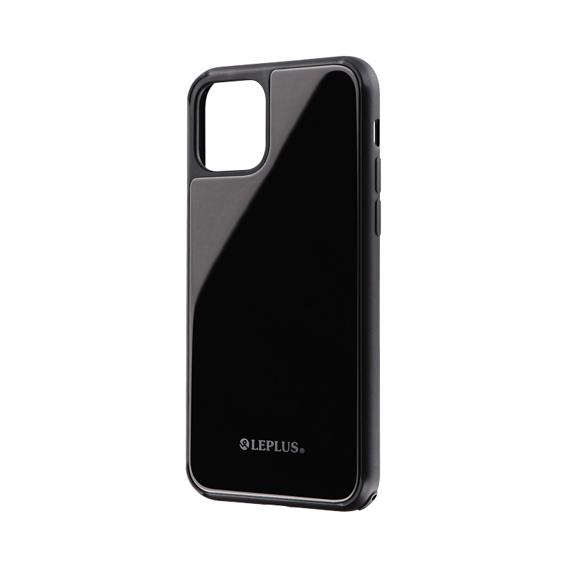 iPhone 11 Pro 背面ガラスシェルケース「SHELL GLASS」 ブラック