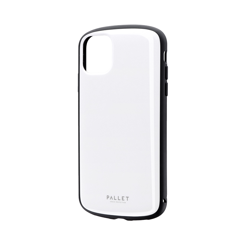 iPhone 11 超軽量・極薄・耐衝撃ハイブリッドケース「PALLET AIR」 ホワイト