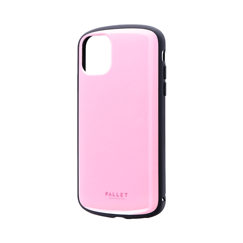 iPhone 11 超軽量・極薄・耐衝撃ハイブリッドケース「PALLET AIR」 ピンク