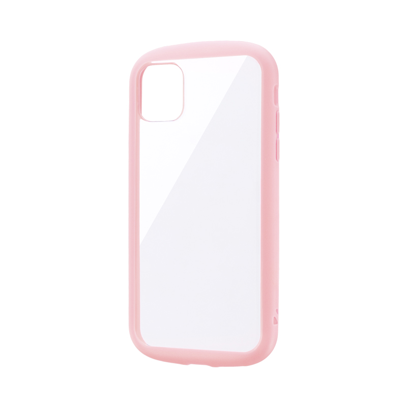 iPhone 11 耐衝撃ハイブリッドケース「PALLET CLEAR」 ピンク