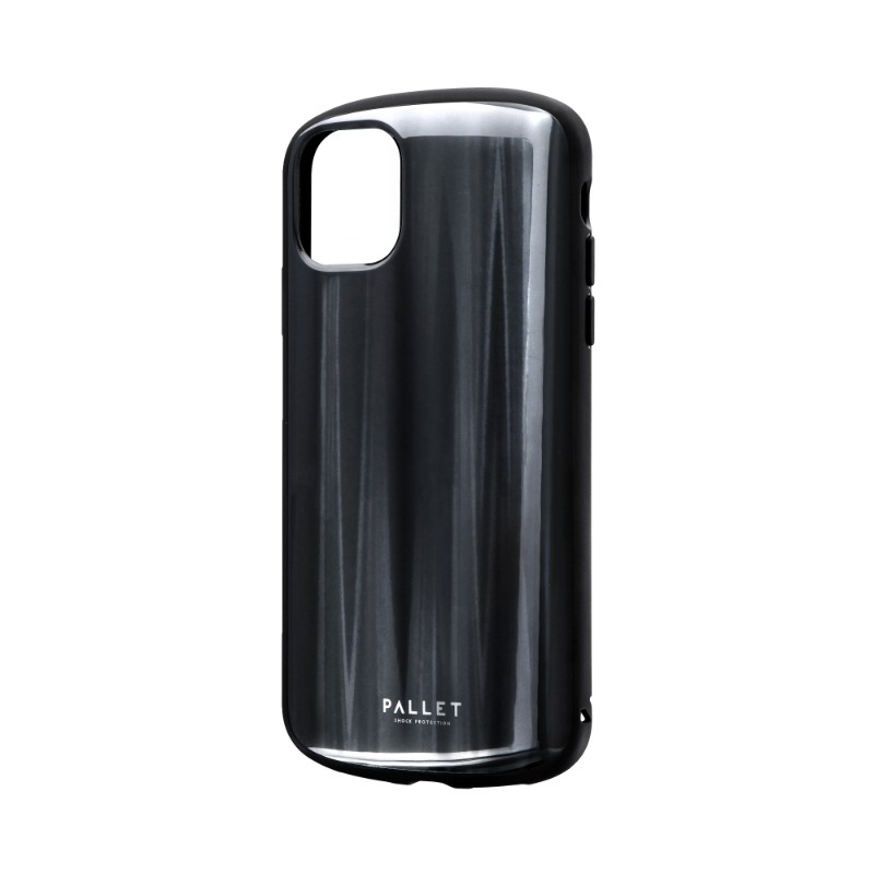 iPhone 11 超軽量・極薄・耐衝撃ハイブリッドケース「PALLET METAL」 ブラック
