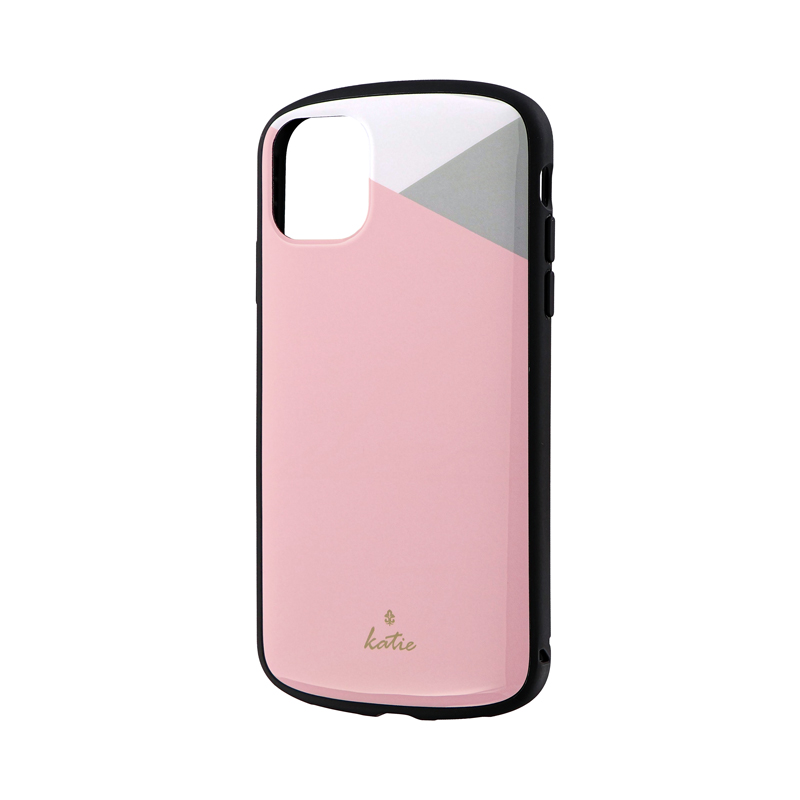 iPhone 11 超軽量・極薄・耐衝撃ハイブリッドケース「PALLET Katie」 パステルピンク