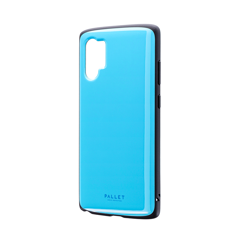 Galaxy Note 10+ SC-01M/SCV45 超軽量・極薄・耐衝撃ハイブリッドケース「PALLET AIR」 スカイブルー
