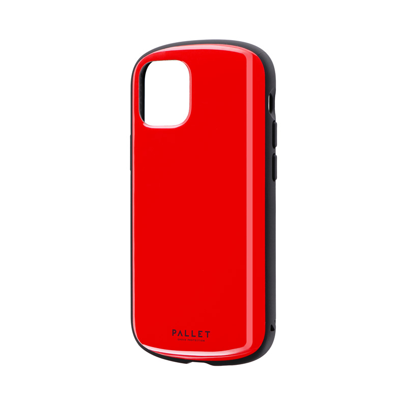 iPhone 12 mini 超軽量・極薄・耐衝撃ハイブリッドケース「PALLET AIR」 レッド