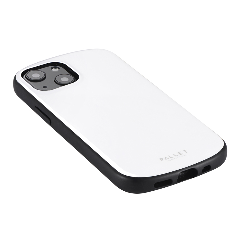 iPhone 13 mini 超軽量・極薄・耐衝撃ハイブリッドケース「PALLET AIR」 ホワイト